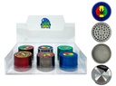 LION SMOKE 4 PARTS TOBACCO GRINDER ZNG217 BOX OF 6