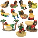 SMALL HOOPOE JAMAICAN ASHTRAY ASSORTED DESIGNS