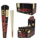 RAW CONES BLACK CLASSIC 1 1/4 6CT BOX OF 32