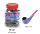 SILICONE PIPE CAMO COLOR JAR OF 24 GS70388