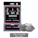 DOUBLE CROSS STAINLESS STEEL SCREENS PIPE SILVER ITEM #10716