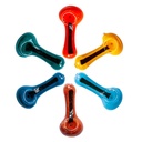 GLASS HAND PIPE DICRO 4'' 2CT