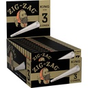 ZIG ZAG KINGSIZE ULTRA THIN CONES 3CT BOX OF 24