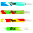 Beamer 5" Silicone 2in1 Chillum & Nectar Collector With Reversible Glass Tip 48ct Display