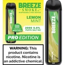 BREEZE PRO 5% DISPOSABLES 2000 PUFFS BOX OF 10