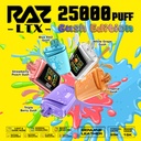 RAZ LTX DC25000 PUFFS 5% DISPOSABLE BOX OF 5