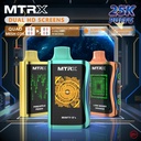 MTRX DUAL HD SCREENS MX25000 PUFFS 5% DISPOSABLE BOX OF 5