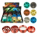 TOBACCO HERB GRINDER 4 PARTS #MDAB50LS BOX OF 12