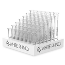 WHITE RHINO 19/14 GLASS DOWNSTEMS 49CT DISPLAY