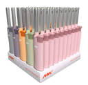 MK SLIP GUARD UTILITY WINDPROOF LIGHTER PASTEL SERIES BOX OF 50