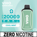 VIHO SUPERCHARGE 0% DISPOSABLE 20000 PUFFS BOX OF 5