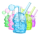 WATER PIPE ASSORTED COLORS BEAR DESIGN COB-014