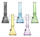 GLASS WATER PIPE ASSORTED COLORS & DESIGN XYZ-448