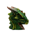 BIG GREEN DRAGON BUST BLACK FLOW