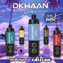 DKHAAN INFINITY EDITION 25K PUFFS 5% DISPOSABLE BOX OF 6