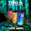 FLYING HORSE 15000MG THCA EXOTIC BLEND INFUSED GUMMIES 15CT JAR