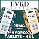 FVKD SEVEN 7-HYDROXY 4PK KRATOM TABLETS 18MG