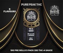 PURE PEAK THC POCKETS THCA SAUCE 10G PRE ROLLS 5PK