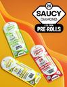 HAZY MARY THCA SAUCY DIAMOND 2.5G 2PK PRE-ROLL 10CT