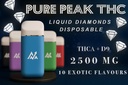 PURE PEAK THC 2500MG THCA D9 LIQUID DIAMOND DISPOSABLE
