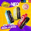 AIRIS NEO 40000 PUFFS  5% DISPOSABLE BOX OF 5